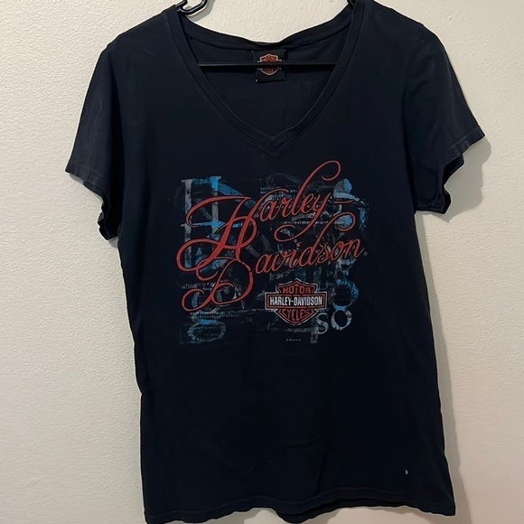 Harley-Davidson Tops - Women’s Hammond Louisiana Harley Davidson Dealer T Shirt Size M (GOOD)